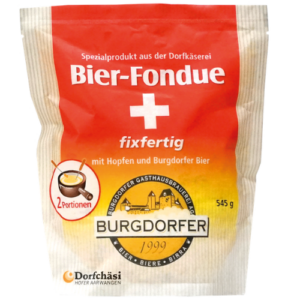 Mit Hopfen und Bier. Das cremige.